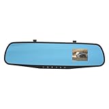 CHICIRIS Armaturenbrettkamera für Autos, Mirror Dash Cam Heckansicht Spiegelkamera Mirror Dash Cam 1080p Fahrzeugfahrrekorder für Autowagen SUV