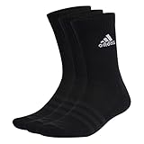 adidas Unisex Cushioned Sportswear 3 Pairs Crew Socken, Black/White, 43-45 EU