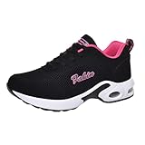 Lomelomme Cloudwalk Pro Damen - Walkingschuhe Ergonomische Mesh Laufschuhe Dance Weiten Foot Turnschuh 2024new Sommer Fersensporn Turnschuhe Frühlingsschuhe Hallensportschuhe Damen Heißes Rosa 38