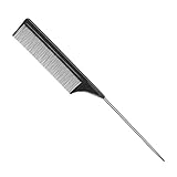 Neckerei Kämme, Antistatischer Haar Kamm, Nadelstielkamm, Rattail Comb, Extensionskamm, Stielkamm Haarkamm, Abteilkamm für Verschiedene Arten Haare