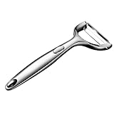 Lumi Zenva Sparschäler aus Rostfreiem Dickem Material Kartoffelschäler Gemüseschäler Spargelschäler Küchen Schäler Potato Peeler Edelstahl