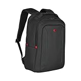WENGER BQ Laptop-Rucksack mit Tabletfach, Notebook bis 16 Zoll, 24 l, Damen Herren, Business Uni Schule Reisen, Schwarz, 611905