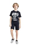 DeFacto Strick Trainingsanzug für Jungen mit Jogginghose - Tracksuit Set Baumwolle für Kinder Junge