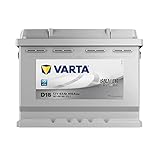 VARTA Silver Dynamic D15 Autobatterie, 563 400 061, 12 V, 63 Ah, 610 A