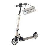 HUDORA Scooter Up 145 Junior - Hochwertiger & sicherer Kinder Roller ab 3 Jahre - Zusammenklappbarer City Roller mit 145 mm Rollen - Höhenjustierbarer Scooter für Jungen & Mädchen bis 60 kg