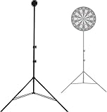 Dartboard Standard, Dartscheibe ständer,Dartständer verstellbare Höhe: 84-194cm, faltbar