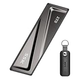 SSK USB Externe SSD 1TB, mit bis zu 550 MB/s Extreme schneller USB-Stick + USB-C Adapter USB3.2 Gen2 High Speed Speicherstick für Android-Telefon, Laptop, Tablet, Mac, Festkörper Laufwerk