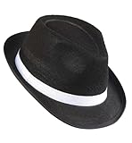 W WIDMANN MILANO Party Fashion - Gangster Hut aus Filz, Mafia Hut, Filzhut, Accessoire für Faschingskostüme