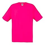 Fruit of the Loom - T-Shirt 'Original T' / Fuchsia, S