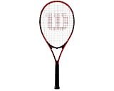 Wilson Damen/Herren-Tennisschläger, Anfänger, Federer, Griffstärke 2, Aluminium, Rot/Schwarz, WRT30480U2