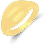GIOIAPURA Damenring aus Stahl in goldener Farbe von Kaloos aus der Kollektion Preziosa, Größe 16, Referenz ist KA079G20., Hypoallergener Stahl