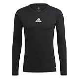 adidas Herren Team Base Tee Langarm T-Shirt, black, M