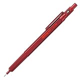 rOtring 600 Druckbleistift | 0,5 mm | Rot | Ergonomisches Vollmetallgehäuse