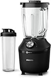 Philips Standmixer und Smoothie Maker – 600W, 2-Liter-Becher, Rezepte-App, 2 Geschwindigkeitsstufen + Impulsfunktion, ProBlend, Ice-Crush-Funktion (HR2291/41)