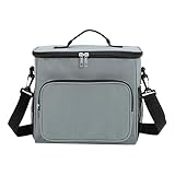Jubilofex Weiche Kühltasche, Thermotasche Mit Tragegurt, Wasserdicht für Lebensmittel Getränke Dosen Kühlung bei Wandern Camping Arbeitsplatz Angeln Bootsfahrten