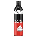 Gillette Classic Bartpflege Rasierschaum mit Original-Duft Männer (300 ml), Hilft, vor Hautreizungen durch Rasieren zu Schützen, schnelle und einfache Rasur mit der Gillette Komfort-Gleit-Formel