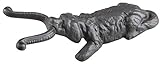 Esschert Design Stiefelknecht Motiv Hund aus Gusseisen, ca. 12 cm x 27 cm x 7,8 cm