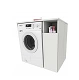 Generisch Badschrank Waschmaschinenschrank Badezimmer Badmöbel Badschrank Weiß Neu