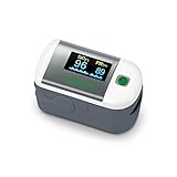 Medisana PM 100 Pulsoximeter, Fingeroximeter zur Messung der Sauerstoffsättigung im Blut, Pulsmesser mit OLED-Display und One-Touch Bedienung