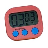 Sharplace 5X Küchen Timer Uhr, Digitaler Visueller Timer, Helles Display, Und Stoppuhr, Lauter Piepton, Mehrzweck Timer