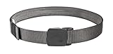 Tatonka Geldgürtel Travel Waistbelt 30mm - Reisegürtel mit verstecktem Geldfach an der Innenseite - 130 cm lang / 3 cm breit (Titan Grey)