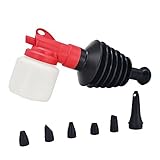 QZATACAEN Handsprühpulver Staubtuchpumpe Druckwassersprühgeräte - Handgehaltenes Gartensprühgerät verteilt Pulver gleichmäßig 1 Packung