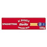 Barilla Pasta Al Bronzo Spaghettoni mit Bronze-Matrizen geformt, für intensive Rauheit, 100% hochwertiger Hartweizen, 400g