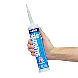 POINT Weiß C01 Sanitär Silikon – Wasserfestes Bad Silikon & Küchensilikon – Feuchtigkeits- und Hitzeresistentes Sanitärsilikon, Made in EU – Leichte Verarbeitung – Perfekt für Hand- und Heimwerker
