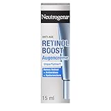 Neutrogena Retinol Boost Augencreme 15 ml, unparfümierte Anti-Aging Augenpflege mit Retinol, Hyaluronsäure und Antioxidans gegen Falten, Augenringe und Schwellungen