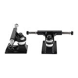KENANLANur Skateboard Achsen, 2 Stück Skateboard Achsen Combo 3,25 Zoll ABEC Longboard Skateboard Zubehör (Schwarz)