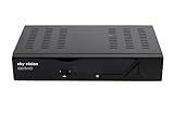 Sky Vision 500 S-HD (HDTV Satellitenreceiver, HDTV, lernbare Fernbedienung, Full HD, Scart, USB, Unicable), 4043745896503, schwarz