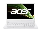 Acer Aspire 1 (A114-61-S2RF) Laptop | 14 FHD Display | Qualcomm  Snapdragon 7c Compute Platform  | 4 GB RAM | 64 GB eMMC | Qualcomm AdrenoTM 618 GPU | Windows 11 | QWERTZ Tastatur | weiß