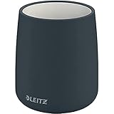 Leitz Stifteköcher, Stiftehalter aus Keramik, Samtgrau,...