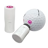 Asbri Golf Pink Smiley Golfball-Stempel