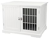 TRIXIE Hundehütte Indoor Home Kennel 73T x 53B x 53H cm weiß – komfortable Hundebox für kleine - mittelgroße Hunde – gemütlicher Rückzugsort für deinen Vierbeiner – sicher & hochwertig - 39753