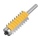 8 Schaft Fräser, Verleimfräser Schnurwellen Holzfräser Fräser Mehrzahn Holzbearbeitungswerkzeug, Profilfräser Wellenfräser für die Holzbearbeitung (Multitoothed Tenon und