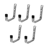 ROMISBABA 5 Stück Schwerlasthaken aus Verzinktem Stahlrohr Wandmontierte Garage Lagerraum Haken Korrosionsbeständig Hohe Tragkraft Vielseitiger Werkzeug Gartengerätehalter
