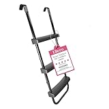 HUDORA Universalleiter - rutschhemmende Trampolinleiter mit breiten Stufen - höhenverstellbare Sicherheitsleiter für's Trampolin - hochwertige & UV-beständige Leiter für viele Trampolinhöhen