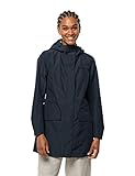 Jack Wolfskin Damen Cape York Paradise Coat, Wetterschutzjacke aus recyceltem TEXAPORE ECOSPHERE, Regenmantel mit Allover-Print auf der Innenseite, wasser- & winddicht