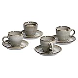 Zeller Present Espresso-Set Keramik beige 8tlg. (1 Set)