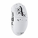 ATTACK SHARK G3 Kabellose Gaming-Maus, 25000 DPI, PAW3311-Sensor, 59g Superlight G305 Gamer-Mäuse, 80 Millionen Klicks, 500-mAh-Akku, Bluetooth/2.4G/Kabelgebundene, Für Win 11/PC/Mac, Weiß