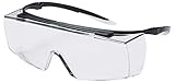 Uvex Super F OTG Schutzbrille - Supravision Sapphire - Transparent/Schwarz-Weiß