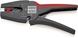 KNIPEX MultiStrip10 Automatische Abisolierzange, 0,03-10,0 mm², einstellbarer Längenanschlag, Abisolierwerkzeug, Abisolierer, 12 42 195