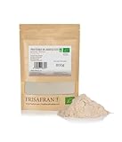 FRISAFRAN | Bio Reisprotein 200g | Quelle für pflanzliches Protein | natürlich | Veganes | Glutenfreies | Rohprotein | konzentriertes aus braunem Reis | Öko Anbau | veganes Eiweiss | Reisproteinisolat
