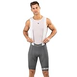 SIROKO - Radsport Trägerhose BX Fassa - M - Grau/Weiß