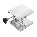 STOBAZA Laboratory Jack Plattform aus Aluminiumlegierung Verstellbarer Lab Hebetisch mit Hoher Stabilität Leichter Rostfreier Laborheber für Präzise Höhenverstellung im Wissenschaftlichen