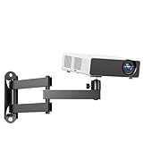 PUTORSEN Universal Beamer Wandhalterung, Falbar & 360° Drehbar, Projektor Wandhalterung für 1/4 Zoll, M4, M6 Schrauben - Für Heimkino, Gaming, Büro