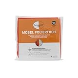 Renuwell Möbel-Poliertuch aus Baumwolle 4-er Set –...