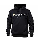 Westin Hoodie Black - Angelpullover mit Kapuze, Größe:XS / Größe 36/37