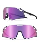 ROCKBROS Fahrradbrille TR90 Rahmen Sportsonnenbrille für Outdoor-Sportarten Fahrrad MTB Angeln Laufen Winddichte Sport-Sonnenbrille Unisex